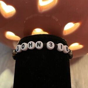 John 3:16 bracelet🖤